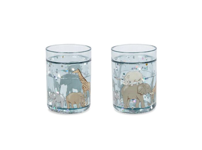 Lot de 2 verres magiques Safari