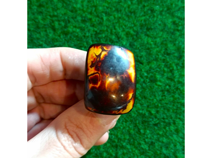 Bague savane 2 en ivoire végétal