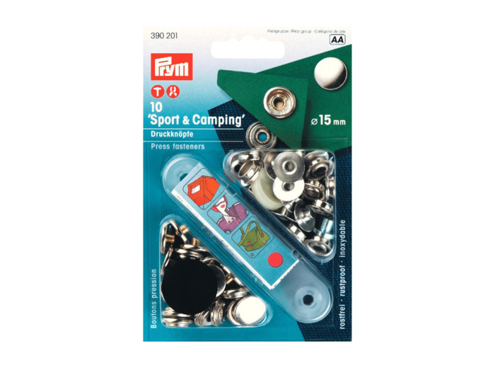 Boutons pressions + outil Prym - Sport & Camping