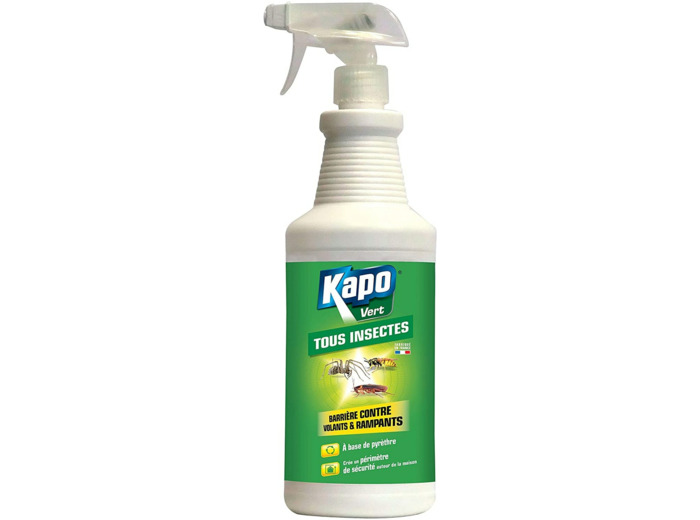 Kapo Barrière Tous Insectes au Géraniol - 1 L - Idéale pour éloigner tous les insectes