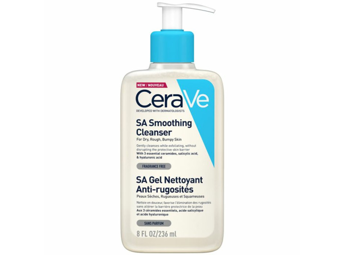 Gel Nettoyant A L'acide Salicylique 236ml Body SA Peaux Seches Et Rugueuse Cerave