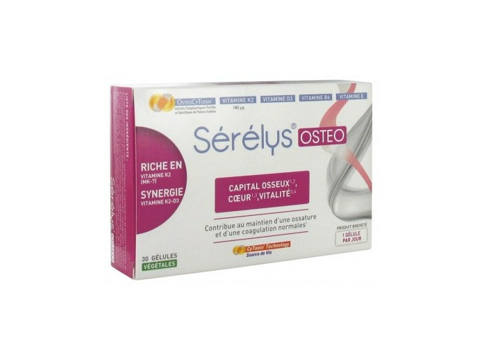 Capital Osseux, Coeur, Vitalité Ostéo 30 gélules végétales Serelys Pharma