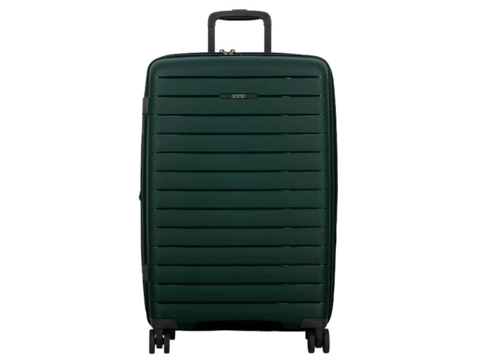 Jump Striper Valise 66cm 4 Roues Extensible Vert Sapin