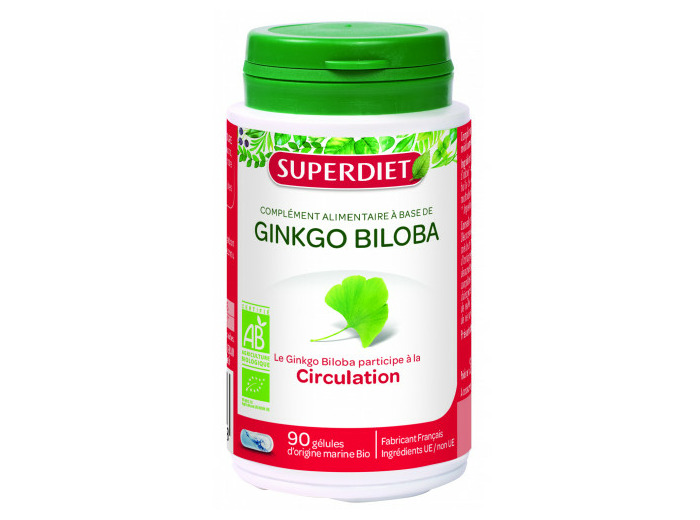 SUPERDIET GINKGO BIO GELU90