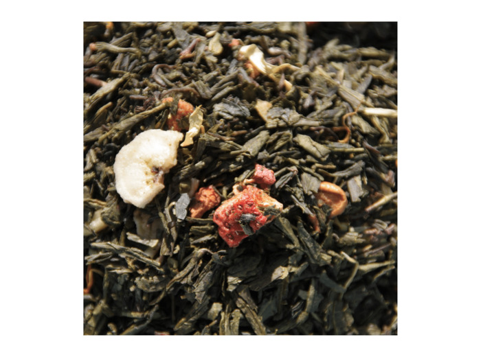 GOÛTER À GIVERNY - Thé vert Banane - Pomme - Fraise