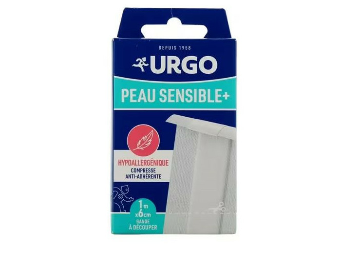 URGO PEAU SENSIBLEBANDE DECOUPER 1MX6CM