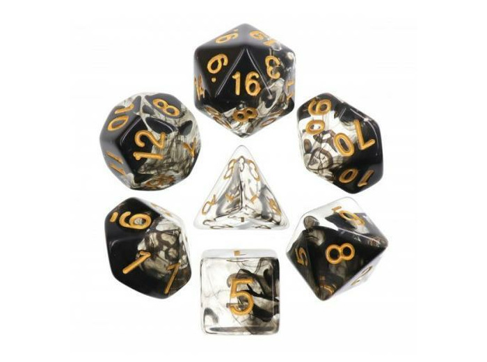 Lot de 7 dés en boîte – Dark Cloud