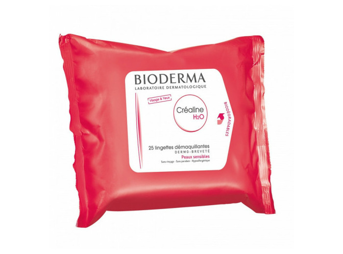 BIODERMA CREALINE H2O LINGETTES 25