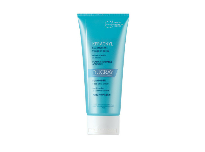 Gel moussant Nettoyant visage peau grasse 200ml Keracnyl Ducray