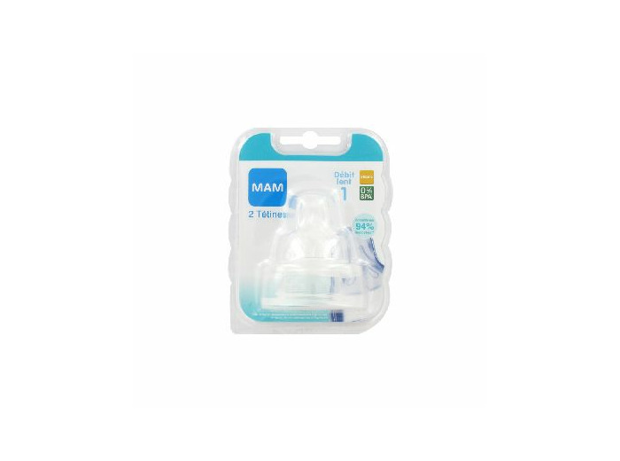 Tetine Ultra Douce Silicone Debit 1 X2 Des La Naissance Mam