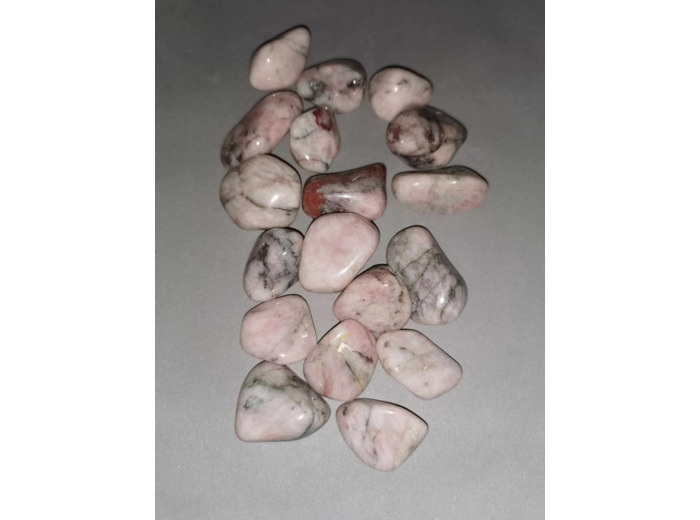 Quartz fraise pierres roulées