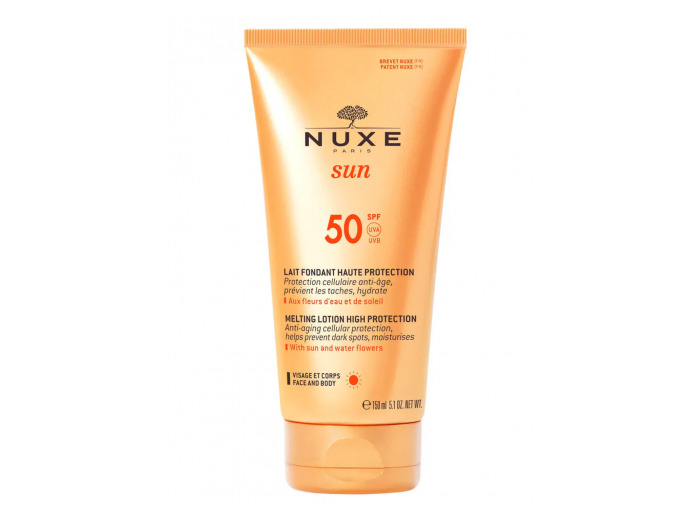 Lait Fondant Haute Protection SPF50 150ml Sun Nuxe