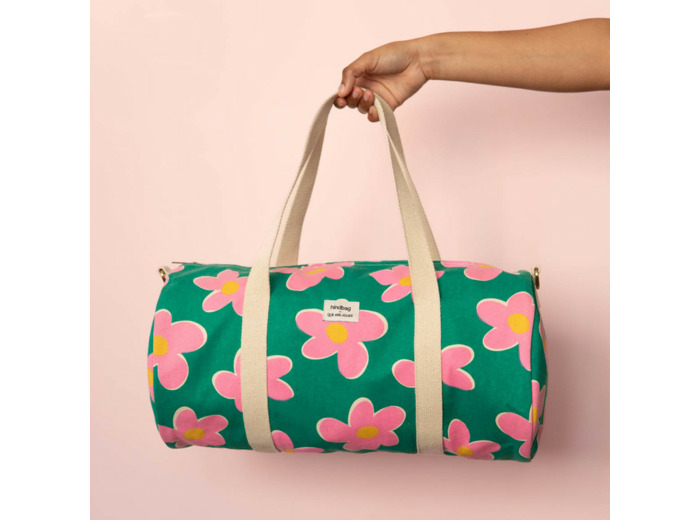Hindbag Simon We Are Jolies Sac Polochon Big Flowers