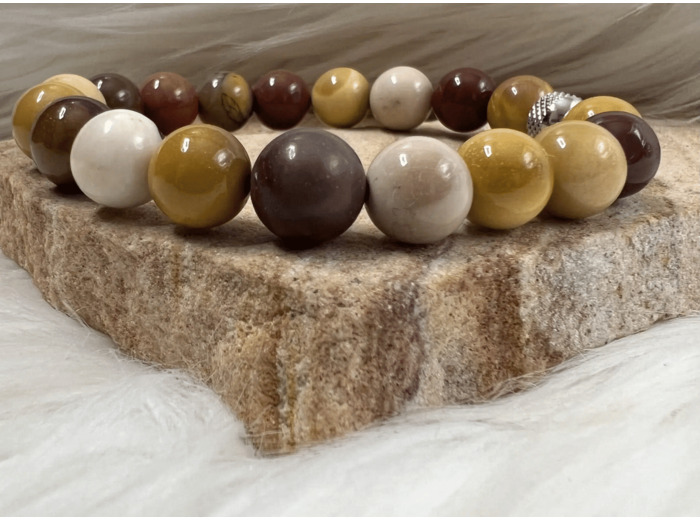 BRACELET JASPE MOKAITE