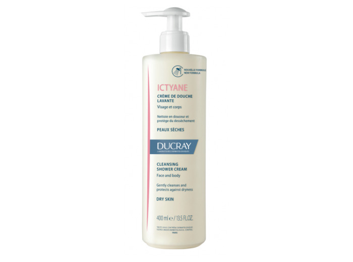 Creme De Douche Lavante Peaux Seches 400ml Ictyane Ducray