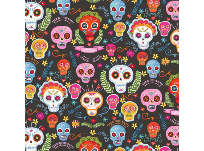 Tissu Michael Miller - Sugar Skulls