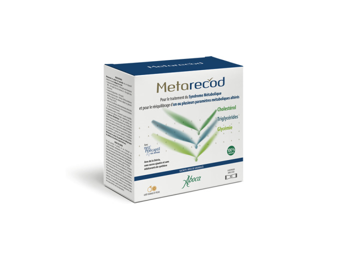 Metarecod 40 Sachets Granulés de 2.5g Syndrome Métabolique Aboca
