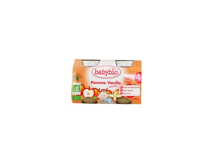 BABYBIO POMME VAN POT130GX2