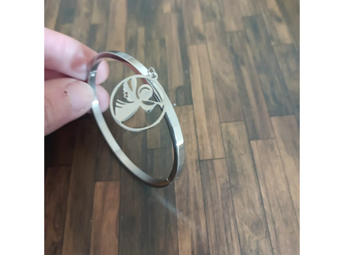 Bracelet en acier Inox ange