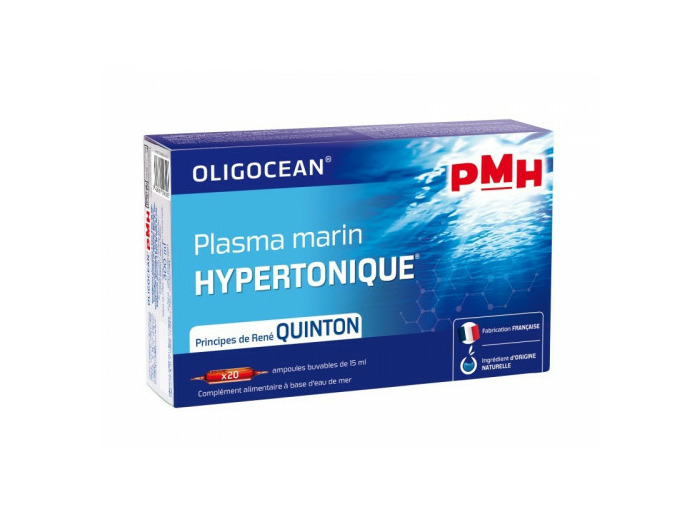 Pmh Plasma Marin Hypertonique 20 Ampoules Oligocean Superdiet