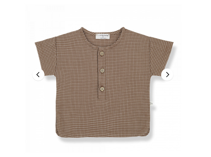Chemisier 2 ans manches courtes sienne Raffaello