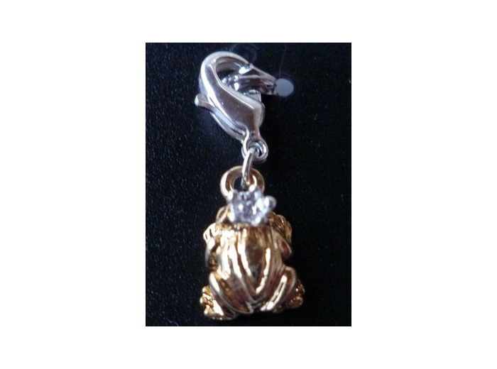 Pendentif grenouille or