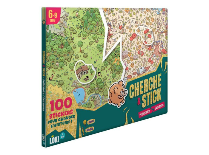 LOKI - Cherche & Stick : Préhistoire Extraterra