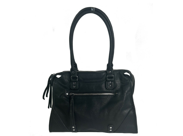 Farfouillette Sac Shopping Aux Détails Métalliques Noir