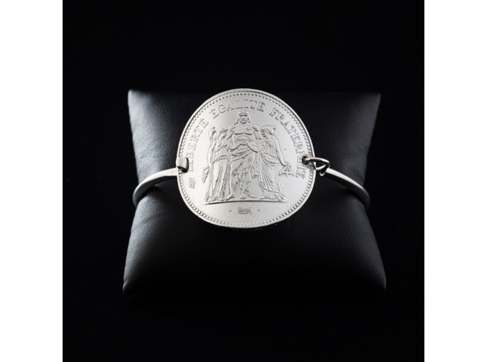 Bracelet jonc ouvrant 50 Francs