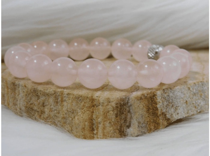 BRACELET QUARTZ ROSE