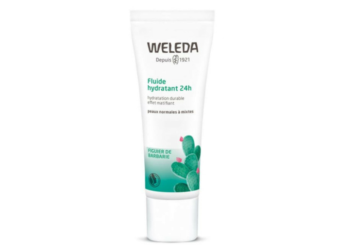 Fluide hydratant 24H 30ml Figuier De Barbarie Peaux normales à mixtes Weleda