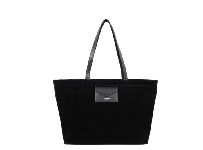 Lancaster Suedine KBA Grand Sac Shopping Aspect Suédine 518-063 Noir