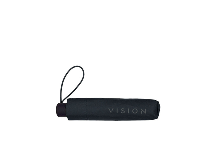 Guy De Jean Vision Parapluie Pliant Mini Manuel Slim Caviar