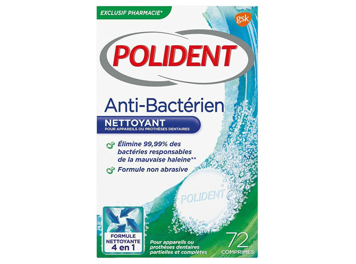 POLIDENT NETTOY BACT 72