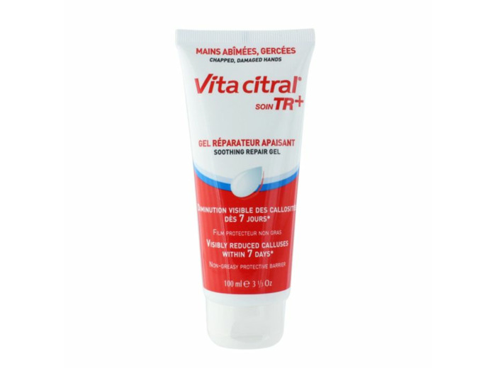 Soin Tr+ Gel Reparateur Apaisant Mains Abimees Gercees 100ml Vita Citral