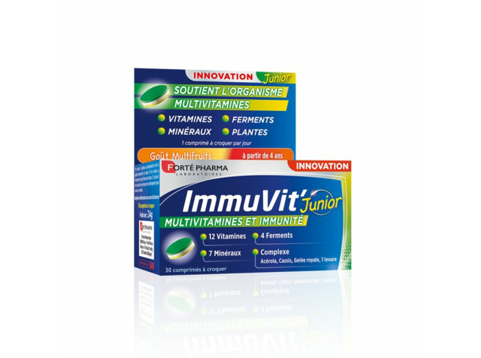 ImmuVit'4G Junior 30 comprimés Forté Pharma