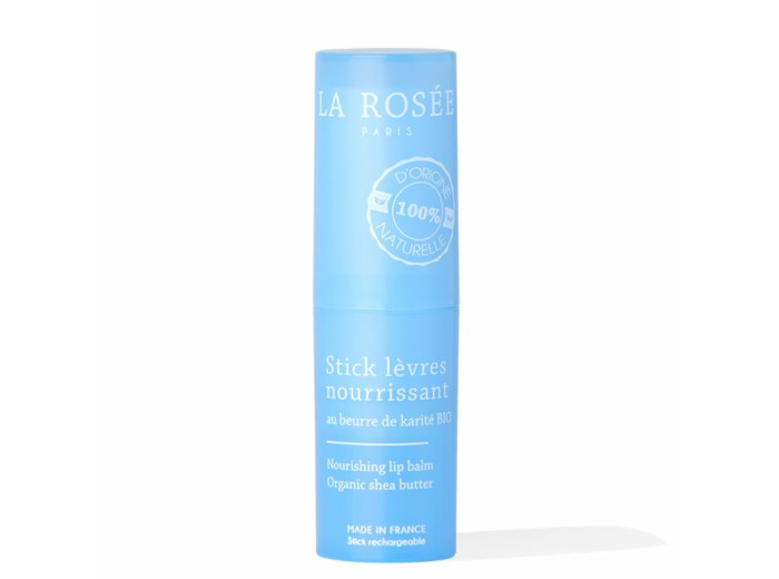 Stick lèvres nourrissant rechargeable au beurre de karité BIO 4.5g LA ROSÉE