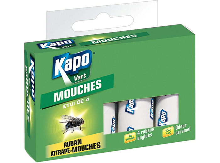 Kapo Rubans Attrape Mouches - 4x - Idéal pour attraper les Mouches
