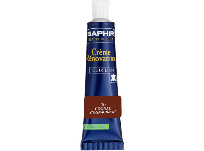 Saphir Cirage Crème Rénovatrice Tube, Cognac, 25 ml