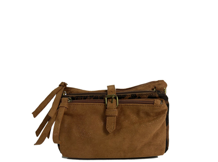 Farfouillette Sac Trotteur 3 Compartiments Camel