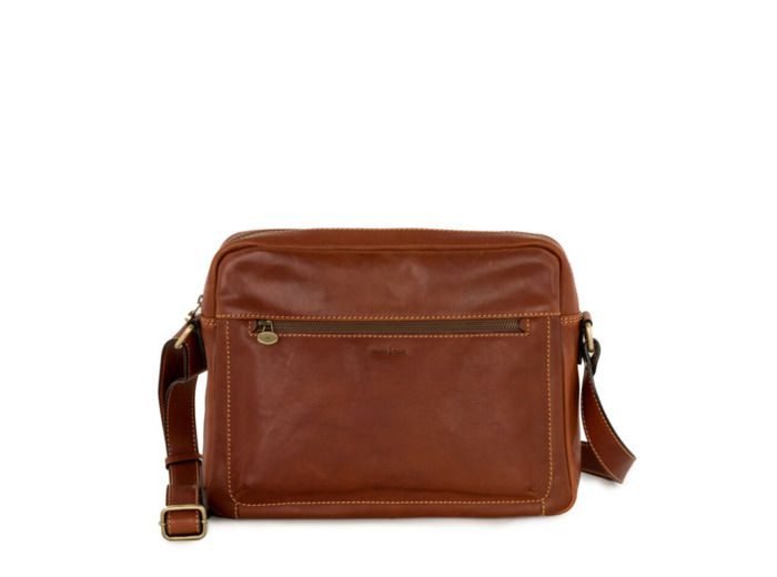 Gianni Conti Sac Business pour Pc 13" Flair Cuir Cognac