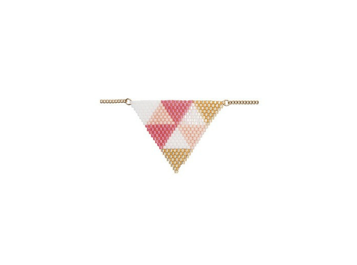 Kit collier triangle en brick stitch