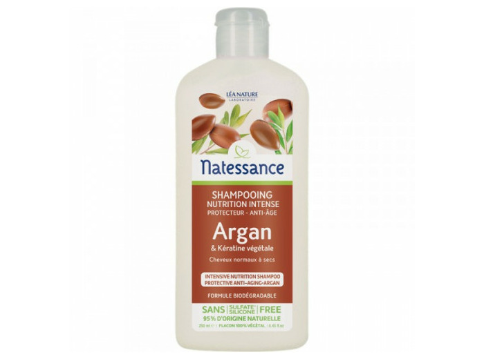 Shampooing Keratine Vegetale 250 ml Argan Natessance