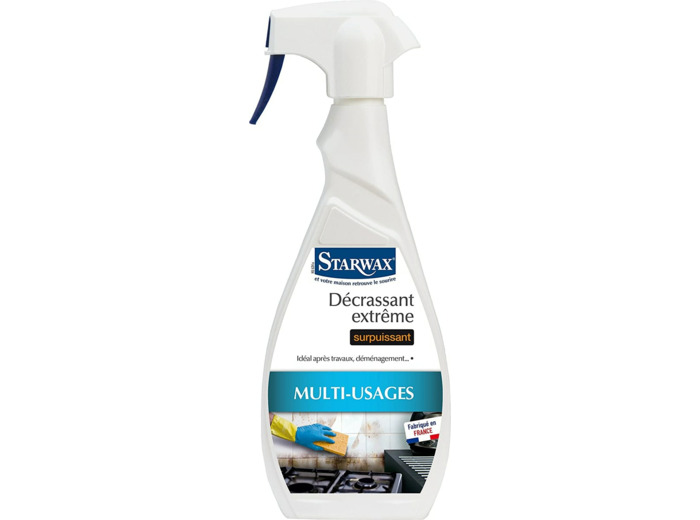 STARWAX Décrassant Extrême Surpuissant Multi-usages - 500ml - Idéal pour Décrasser les Surfaces Lavables