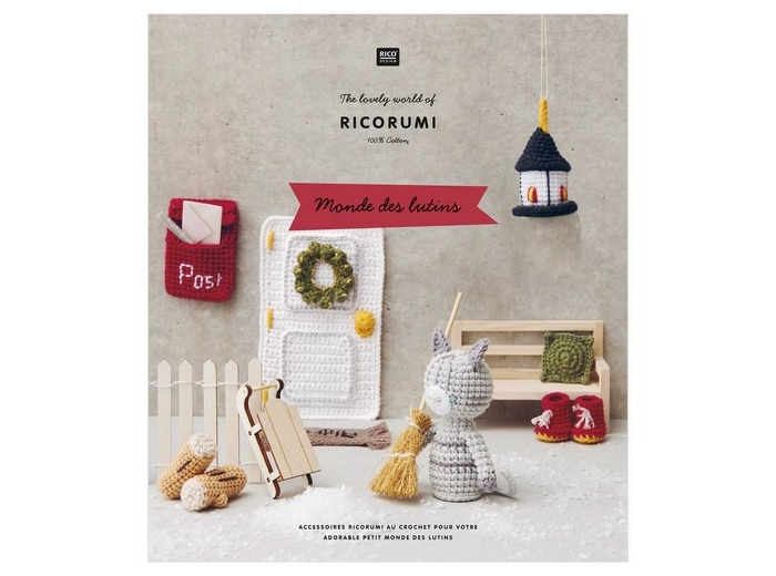 Livre Crochet Monde des lutins Ricorumi, Rico Design