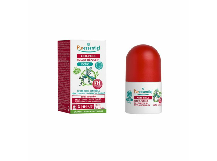 Roller Répulsif Bébé Anti-Pique 30ml Anti-Pique Puressentiel