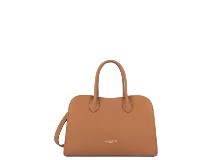 Lancaster Toro Hopper Sac Porté Main En Cuir De Taurillon 572-121 Camel