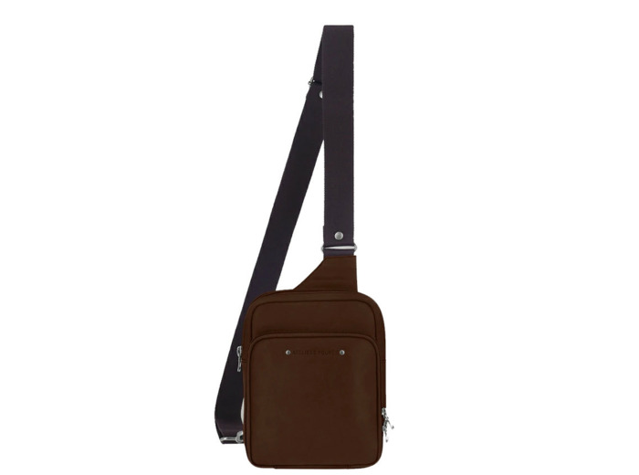Ateliers Fourès Baroudeur Sacoche Homme Cuir Euripide F9404 Cognac