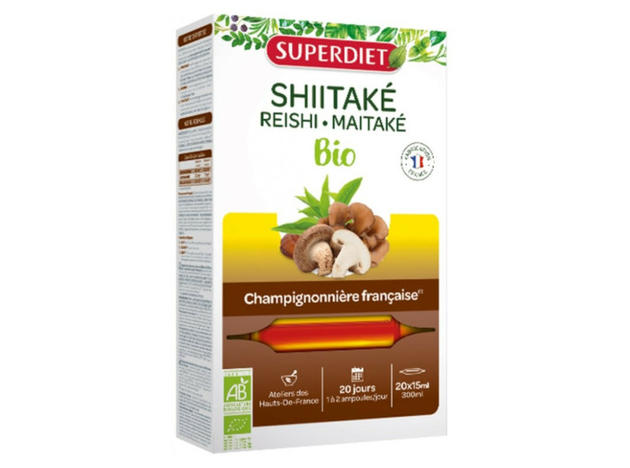 SD SHIITAKE BIO SUPERD AMP 20X15ML