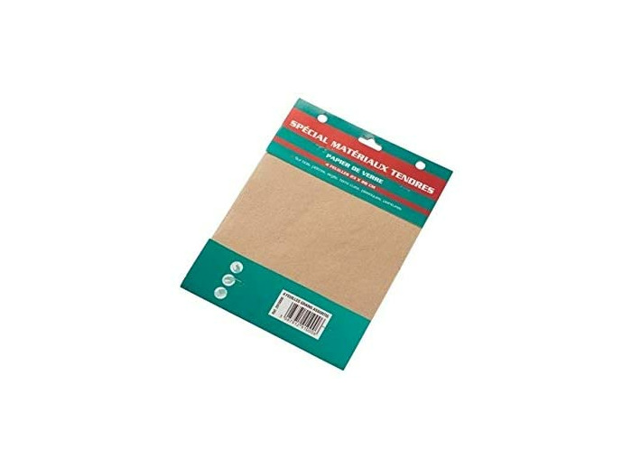 SAVY Papier de verre 4 feuilles gros grain